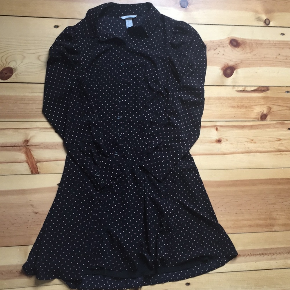 H&M button up dress